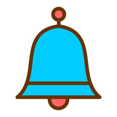 Zil. Web simgesi basit illüstrasyon