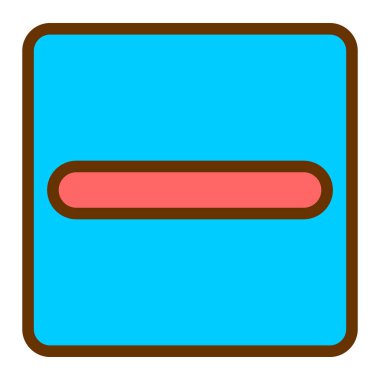 Eksi web simgesi basit tasarımı