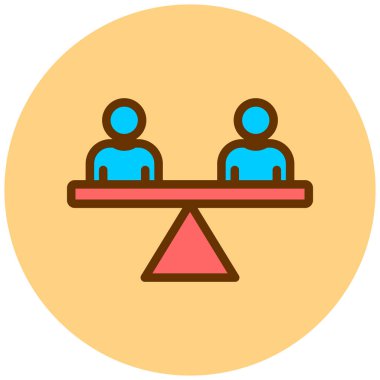 İnsan simgesinin vektör illüstrasyonu