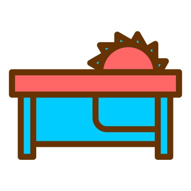 tablo lambası vektör illüstrasyonu