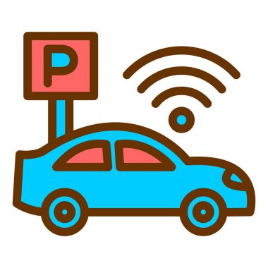 araba paylaşım simgesi vektör illüstrasyonu