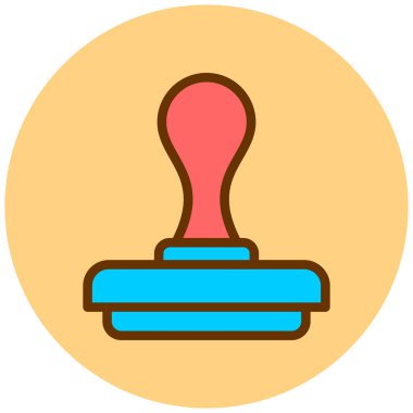 pul simgesi, vektör illüstrasyonu