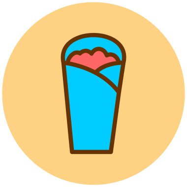 Gıda simgesinin vektör illüstrasyonu