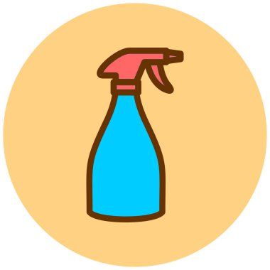 Temizlik. Web simgesi basit tasarım