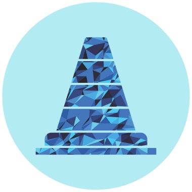 Yapının tek izole edilmiş simgesinin vektör illüstrasyonu