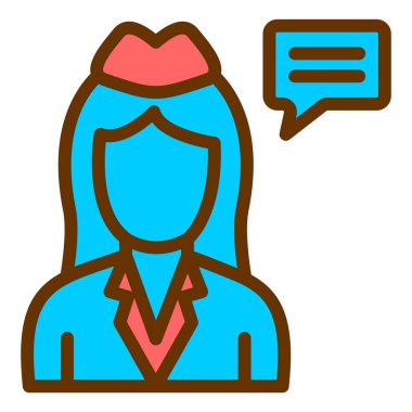 Avatar, kişi profili simgesi, konuşma konsepti