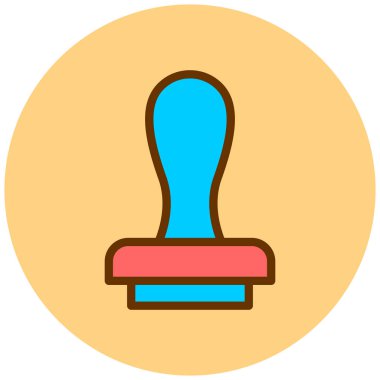 pul simgesi, vektör illüstrasyonu