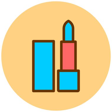 Ruj izi. Web simgesi basit illüstrasyon