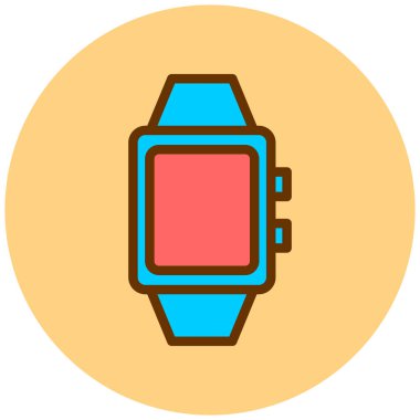 Akıllı çocuk. Web simgesi basit illüstrasyon