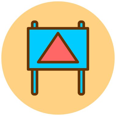 Tahta. Web simgesi vektör illüstrasyonu