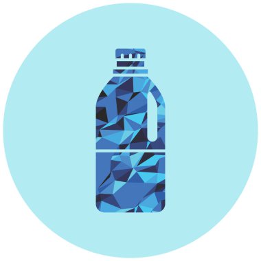 Şişe. Web simgesi basit illüstrasyon