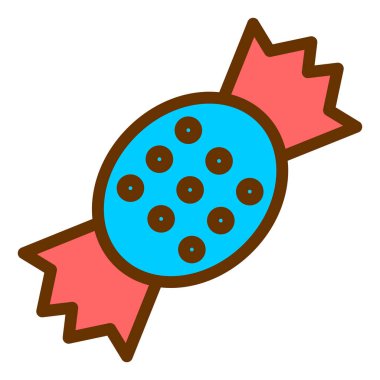 - Şeker. Web simgesi basit illüstrasyon