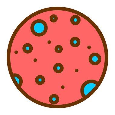 Pizza ikonu. beyaz arkaplanda sosis vektör çizimi çizimi