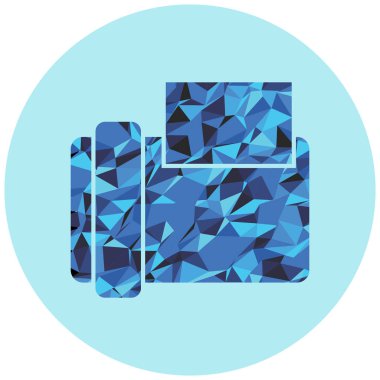 Modern b 'nin vektör illüstrasyonu eksik simgesi