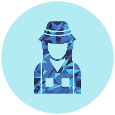 Takım elbiseli bir adamın vektör çizimi