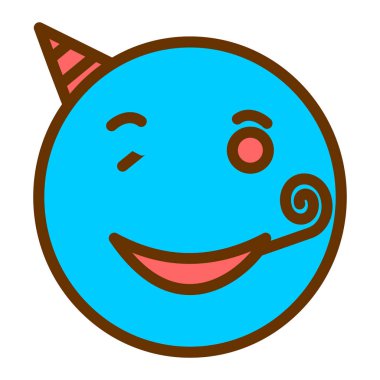 Mutlu yüz simgesi vektör illüstrasyonuName