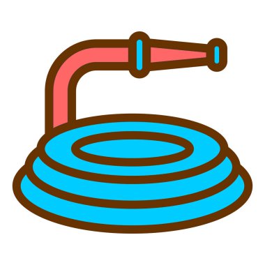 Bir zincir simgesinin vektör illüstrasyonu