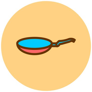 Yemek pişirmek. Web simgesi basit illüstrasyon