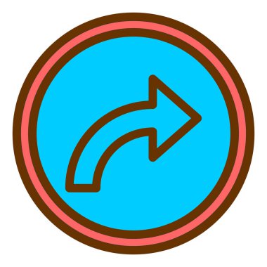 ok simgesi vektör illüstrasyonu