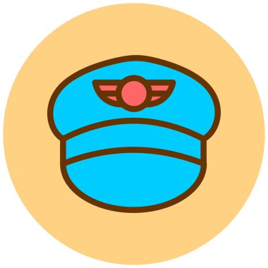 Polis memuru. Basit resimleme