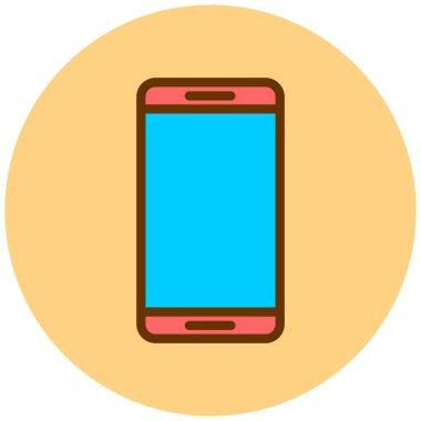 Cep telefonu. Basit resimleme