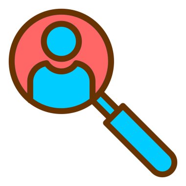 Ara. Web simgesi basit illüstrasyon