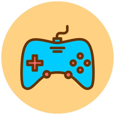 Oyun kolu. Web simgesi basit illüstrasyon