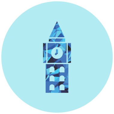 Büyük Ben simgesi, vektör illüstrasyonu basit tasarım