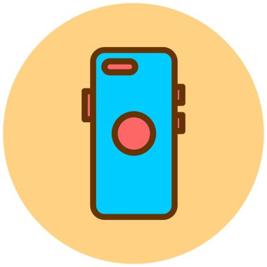 cep telefonu vektör simgesi