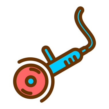 Bir ip simgesinin vektör illüstrasyonu