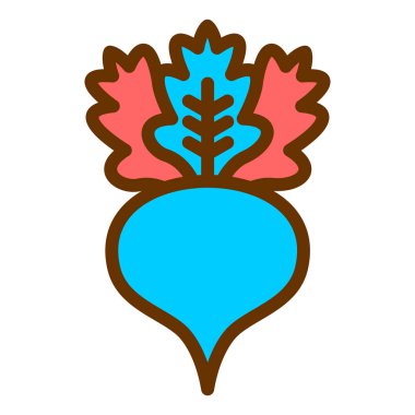 taze pancar simgesi vektör çizimi tasarımı