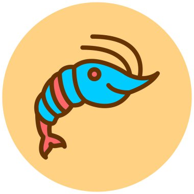 Balık. Web simgesi basit illüstrasyon