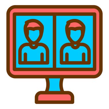 kullanıcı. Web simgesi basit illüstrasyon