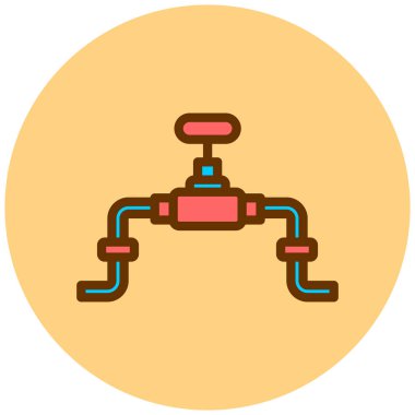 Su tankı. Basit resimleme