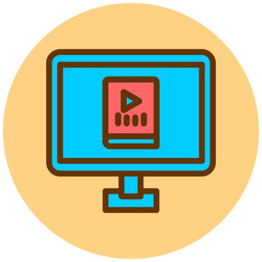 Video oynatıcı. Basit resimleme