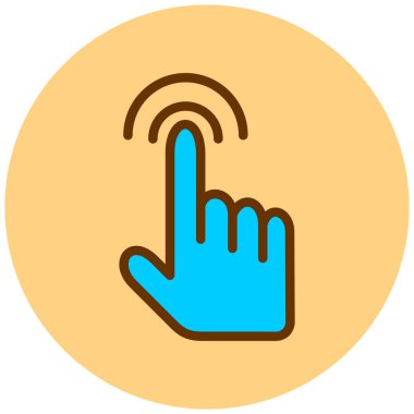 Parmak imleci. Web simgesi