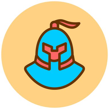 Şapka. Web simgesi basit illüstrasyon