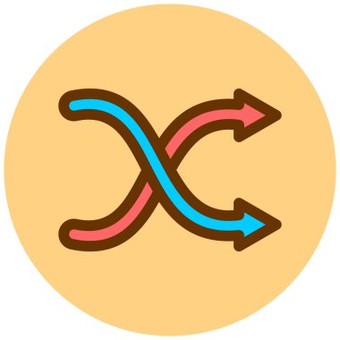 Oklar. Web simgesi basit illüstrasyon