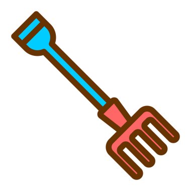 Tırmık. Web simgesi basit illüstrasyon