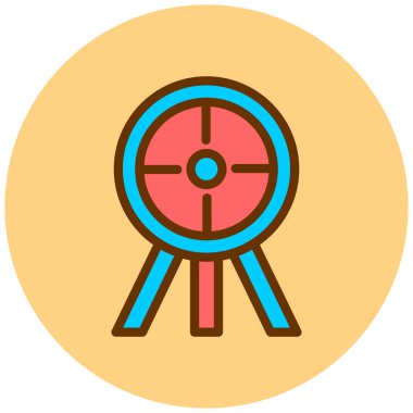 Hedef. Web simgesi basit illüstrasyon