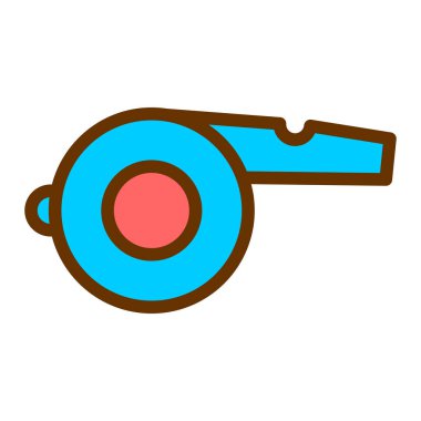 ıslık simgesi vektör illüstrasyonu