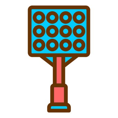 Tenis raketi. Basit resimleme