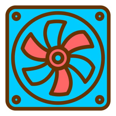 Hayran ikonu. vektör illüstrasyonu