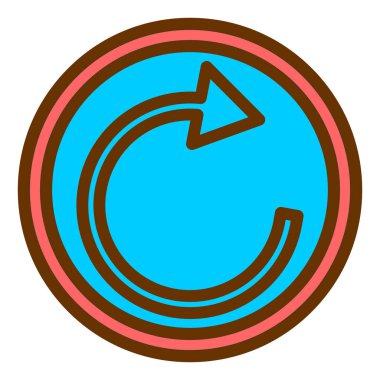 ok simgesi vektör illüstrasyonu