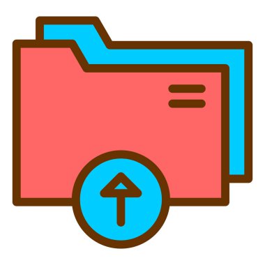 Dosya. Web simgesi basit illüstrasyon