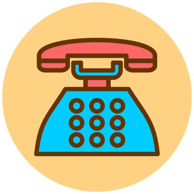 telefon düz vektör simgesi