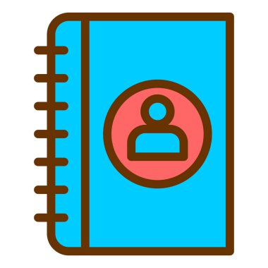 Kitap. Web simgesi basit illüstrasyon