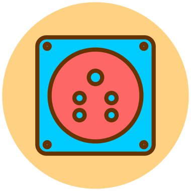 Çip. Web simgesi basit illüstrasyon