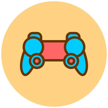 Oyun kolu. Web simgesi basit illüstrasyon