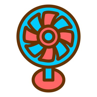 fan simgesi vektör illüstrasyonu